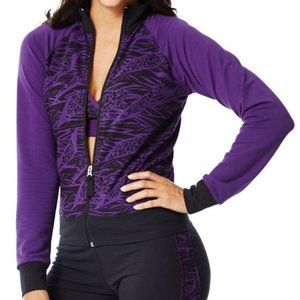 Zumba Funky Zip-up Cardigan Size M